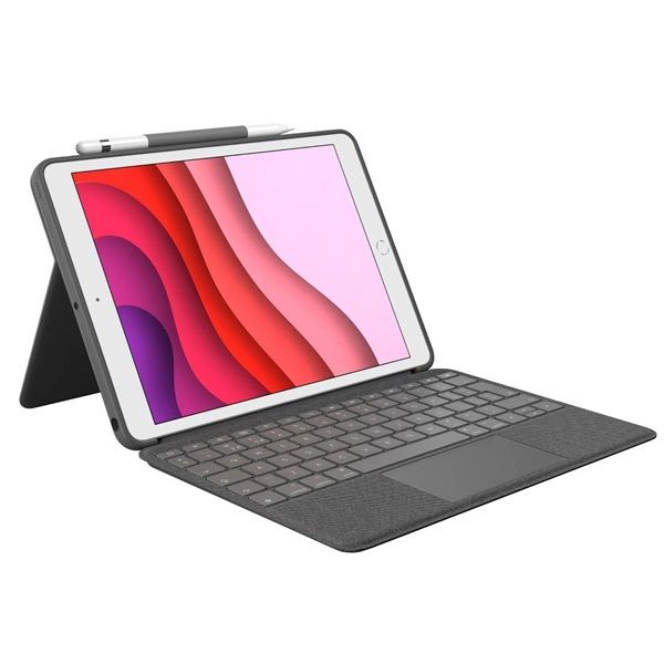 Logitech 920-009629 Combo Touch 10,2" iPad fekete érintőpados billentyűzetes tok