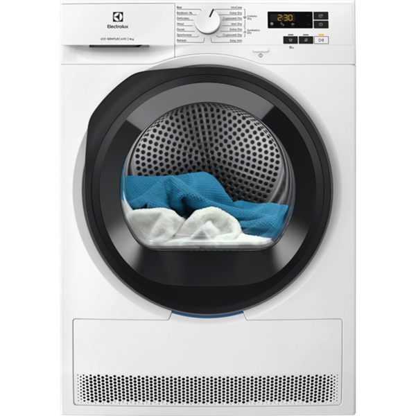 Electrolux EW6D185YE fehér, 8 kg, hőszivattyús, szárítógép