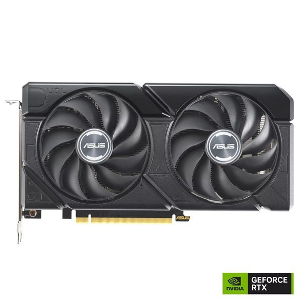 Asus nVidia DUAL-RTX4060TI-O16G (16384MB, GDDR6, 2625/18000 Mhz, 128bit, HDMI2.1, 3xDP1.4) videokártya