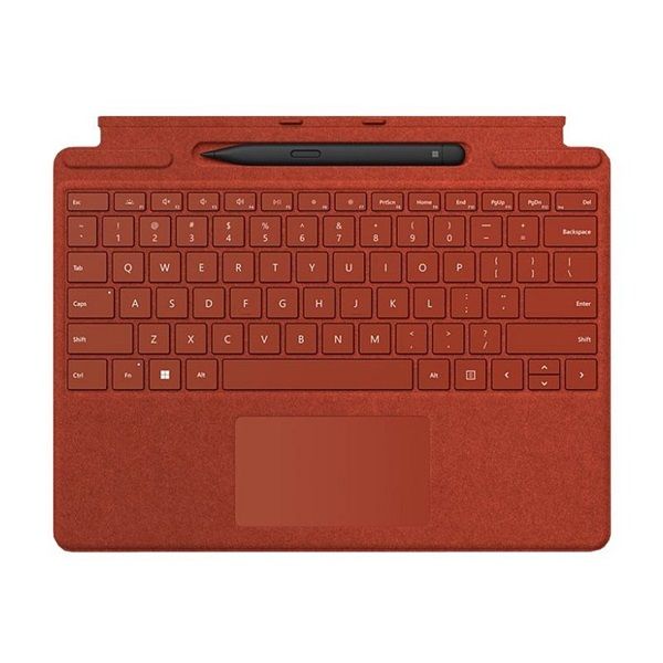 Microsoft Surface Pro Signature US ENG piros billentyűzet + érintőceruza