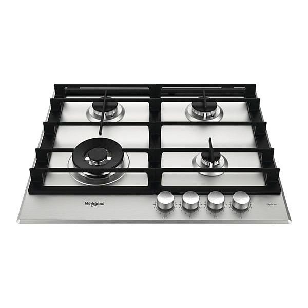 Whirlpool GMWL 628/IXL EE inox, beépíthető, gáz, főzőzóna: 3 +1 wok égőfej, beépíthető méret: 56cm, főzőlap