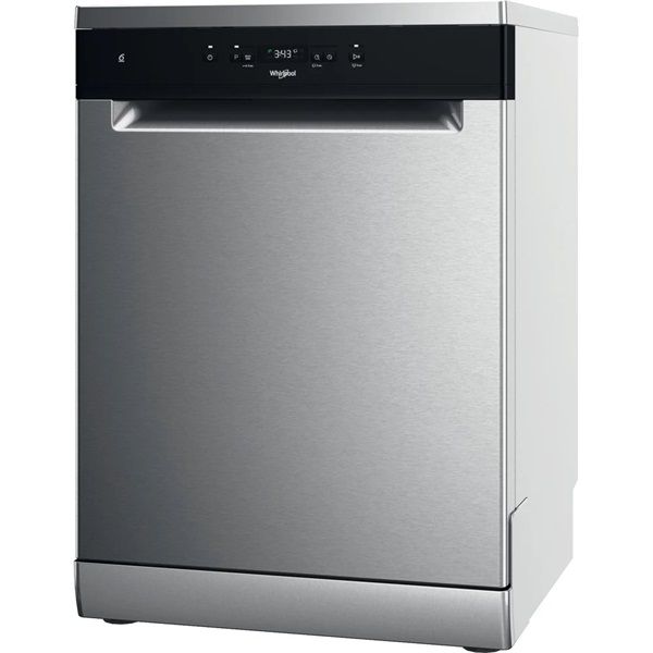 Whirlpool WRFC 3C26X inox, programok száma: 8, szabadonálló, 14 terítékes mosogatógép 