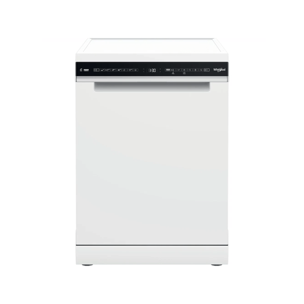 Whirlpool W7F HS51 fehér, programok száma: 8, szabadonálló, 15 terítékes mosogatógép 