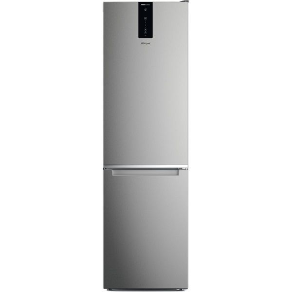 Whirlpool W7X 92O OX inox, alulfagyasztós, Hűtő:263L, Fagyasztó:104L, No frost hűtőszekrény