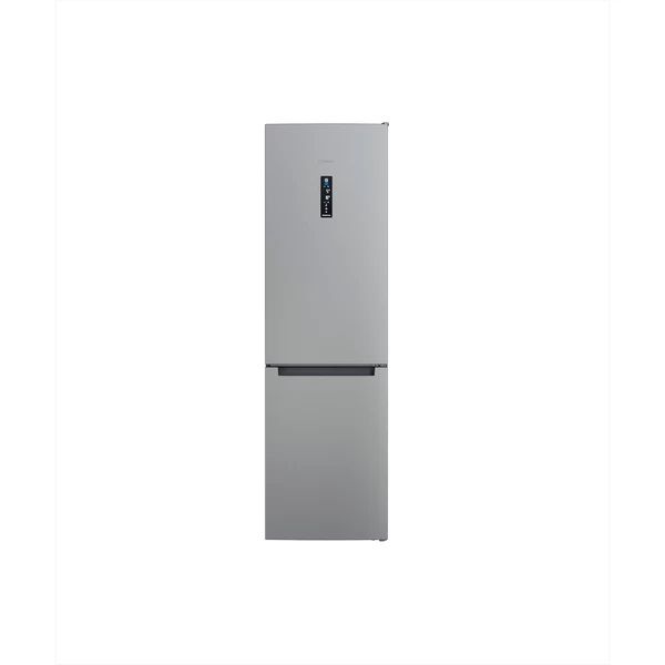 Indesit INFC9 TT33X inox, alulfagyasztós, Hűtő:264L, Fagyasztó:104L, No frost hűtőszekrény