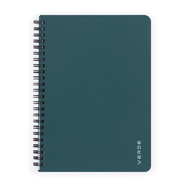 Verde A5 60 lapos PP zöld vonalas spirálfüzet