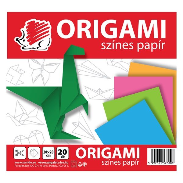 ICO Süni 20 lap origami lapok