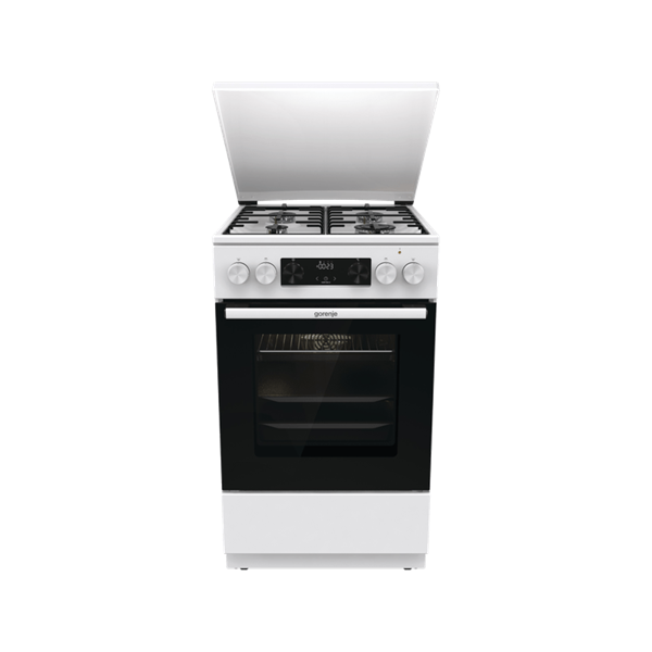 Gorenje GK5C64WH fehér, szabadonálló, gáz, kombinált, főzőzóna: 4, sütő:70L, grill, tűzhely