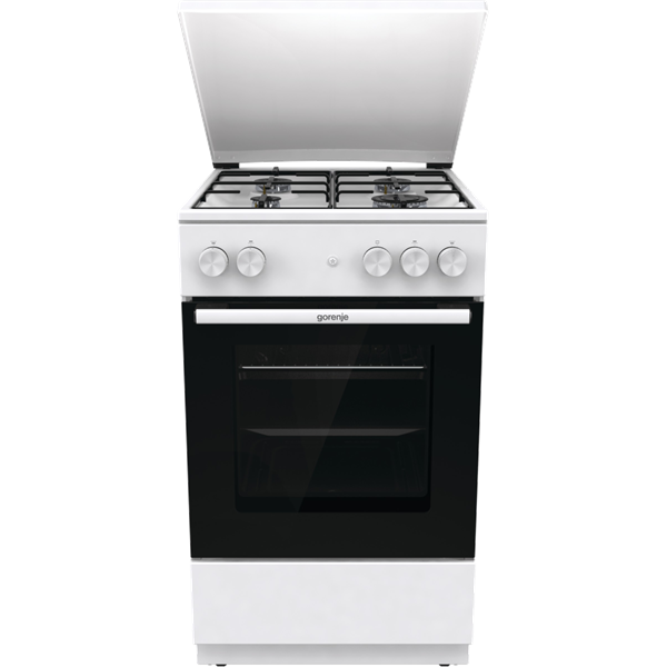 Gorenje GG5A14WJ fehér, szabadonálló, gáz, főzőzóna: 4, sütő:77L, tűzhely