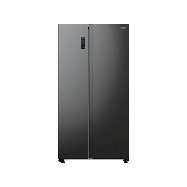 Gorenje NRR9185EABXL fekete, Side-by-Side, Hűtő:358L, Fagyasztó:192L, hűtőszekrény