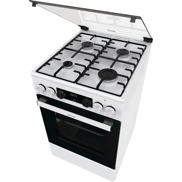 Gorenje GK5C41WH-B fehér, szabadonálló, gáz, kombinált, főzőzóna: 4, sütő:77L, grill, tűzhely