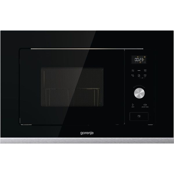 Gorenje BMX201AG1BG 1000W 20L inox beépíthető grillezős mikrohullámú sütő