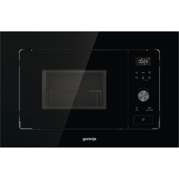 Gorenje BM201AG1BG 800W 20L inox beépíthető grillezős mikrohullámú sütő