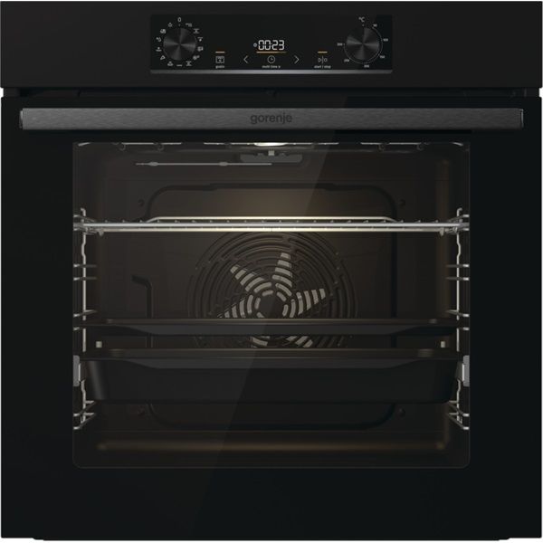 Gorenje BOS6737E06B fekete, beépíthető, sütőtér: 77L, grill, légkeverés, hidrolitikus, sütő