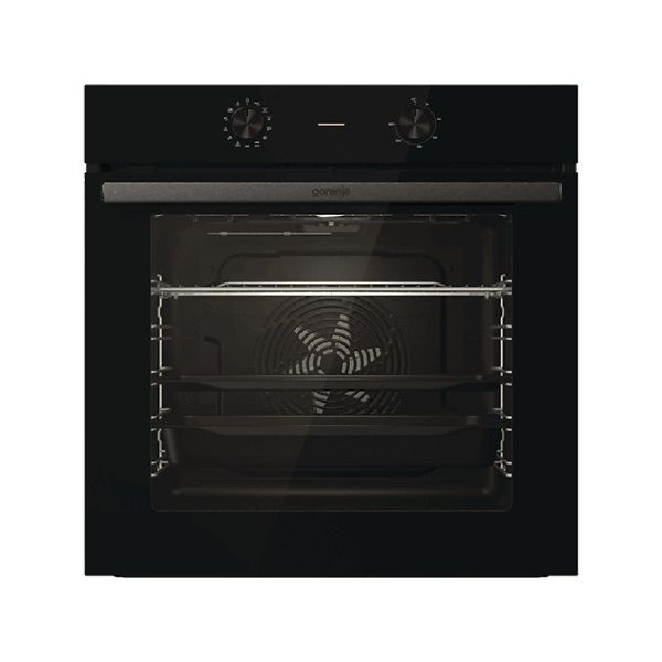 Gorenje BO6717E03BG fekete, beépíthető, sütőtér: 77L, grill, légkeverés, hidrolitikus, sütő