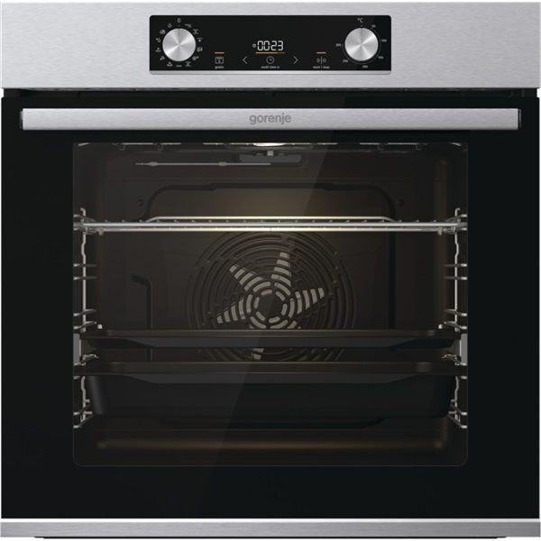 Gorenje BOS6737E13X inox, beépíthető, sütőtér: 77L, grill, hidrolitikus, sütő