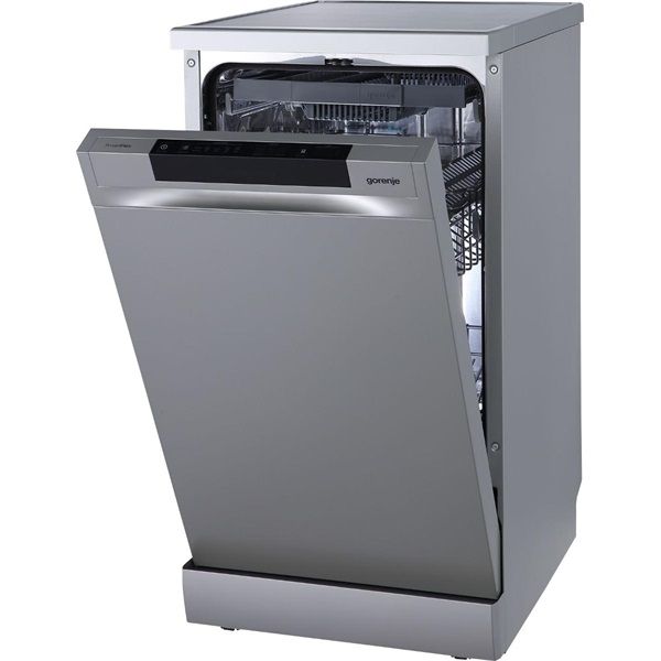 Gorenje GS541D10X inox, programok száma: 5, keskeny szabadonálló, 11 terítékes mosogatógép 