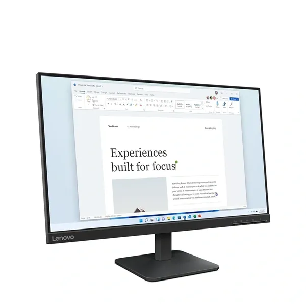 Lenovo 27" L27-4e FHD IPS DP/HDMI/VGA fekete monitor