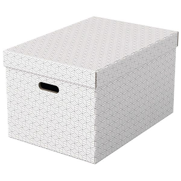 Esselte Home L méret 3db/csomag fehér tárolódoboz