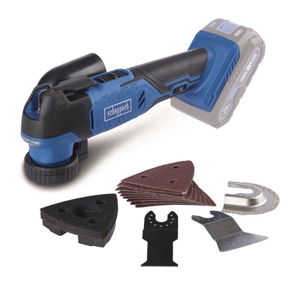 Scheppach C-MT40-X IXES 20 V (akku és töltő nélkül) akkus multifunkciós oszcillációs gép