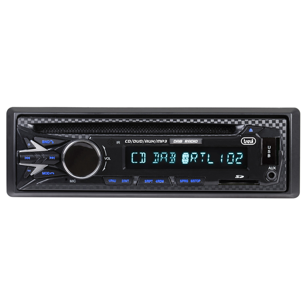 Trevi XCD 5790DAB CD/DVD/DAB+/FM/Bluetooth/SD autóhifi fejegység