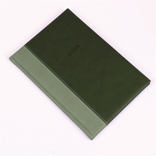 Realsystem 2026 Linett 5611-37 B5 heti beosztású zöld-zöld határidőnapló