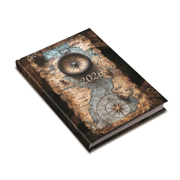 Realsystem 2026 2-Day 5441-66 térkép B6 kétnapos beosztású zsebnaptár