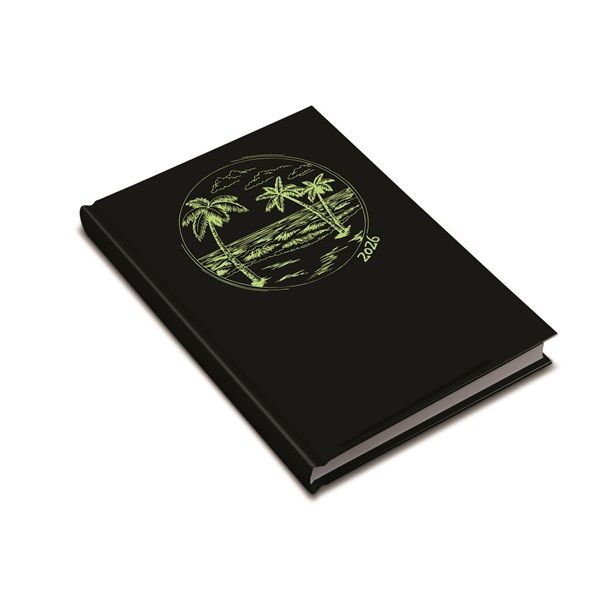 Realsystem 2026 Laser 5411-36 B6 zöld zsebnaptár