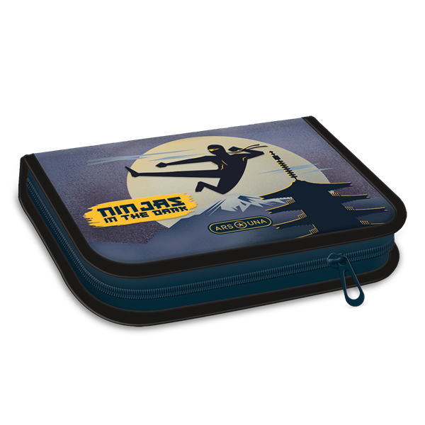 Ars Una Ninjas in the dark 25 (5457) töltött tolltartó