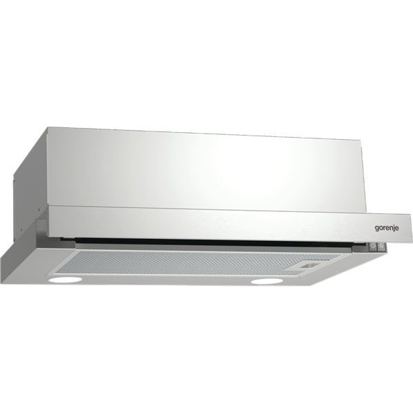 Gorenje BHP523E10X szürke, szabadonálló, hagyományos, méret:50 cm, teleszkópos, zajszint:67 dB, páraelszívó