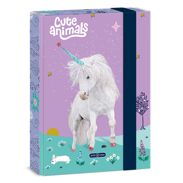 Ars Una Cute Animals Unicorn 25 (5448) A5 füzetbox
