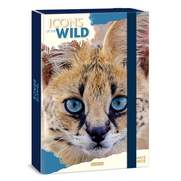Ars Una Icons of the Wild-Serval 25 (5503) A4 füzetbox