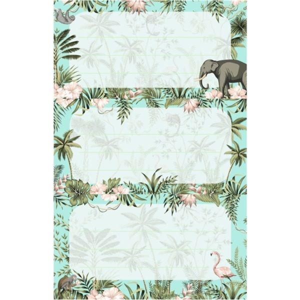 Herlitz Tropical 9db füzetcímke