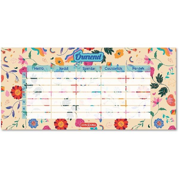 Ars Una Flower Power 23 (5260) 1 lapos órarend
