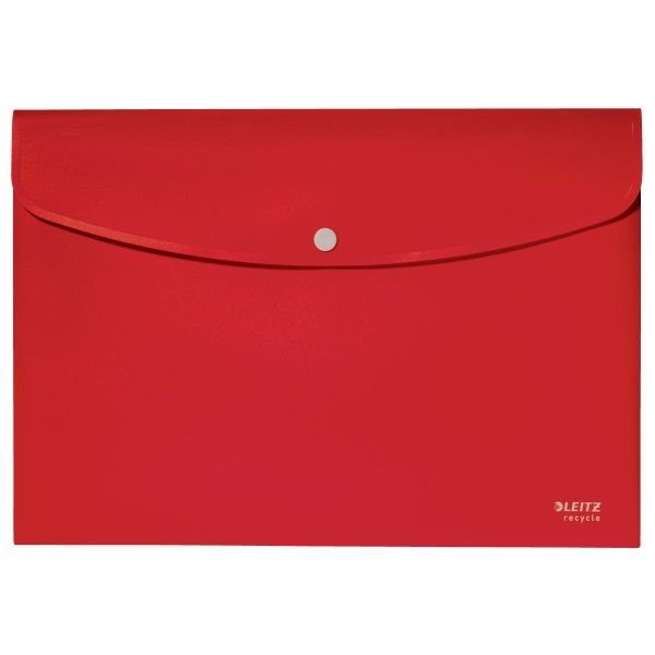 Leitz Recycle A4 PP piros irattartó tasak