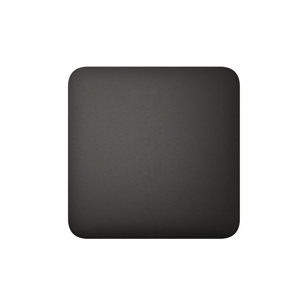 Ajax SoloButton (1-gang/2-way) fekete egyes előlap egy pólusú, vagy váltókapcsolóhoz