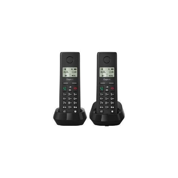 Gigaset PURE DUO 200 fekete dect telefon