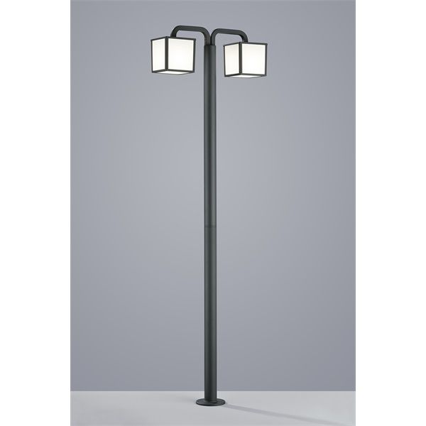 TRIO 421560242 Cubango 15W 400lm 3000K E27 antracit oszlop lámpatest, kültéri 200cm
