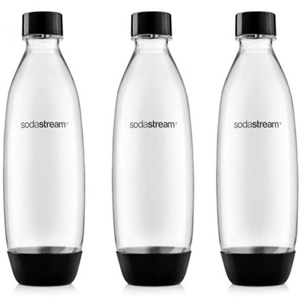 SodaStream BO TRIO PLAY 3x1l fekete 3 db-os szénsavasító műanyag palack szett