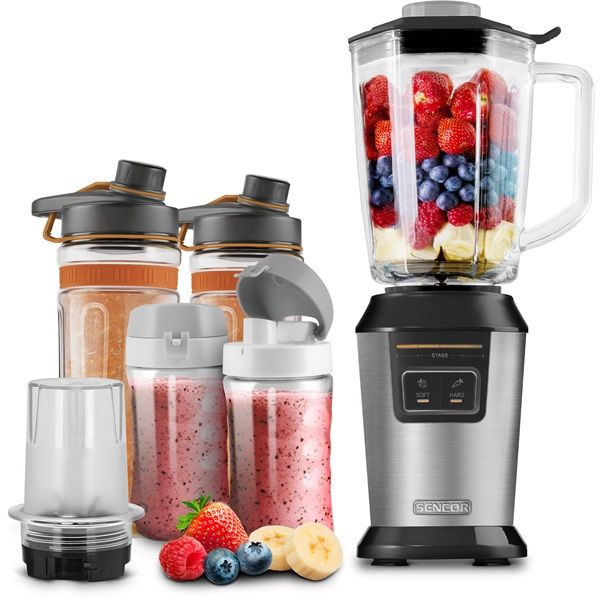 Sencor SBL 7570SS 0,3L+0,6L+0,9L ezüst smoothie készítő