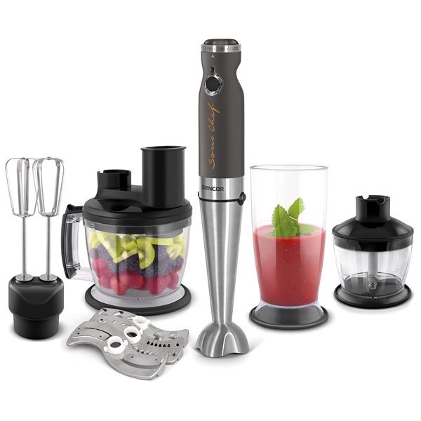Sencor SHB 5501CH-EUE3  9in1 pezsgő-fekete botmixer szett