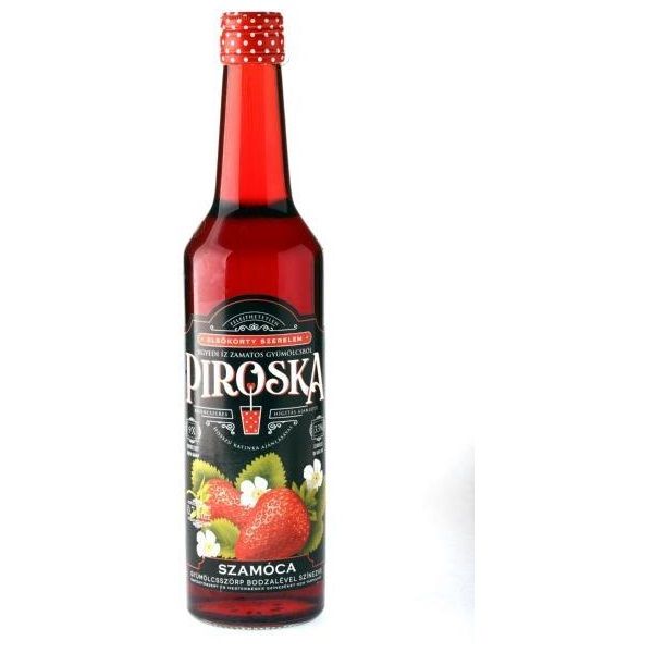 Piroska 0,7 L 50% DRS többutas visszaváltási díjas szamóca szörp