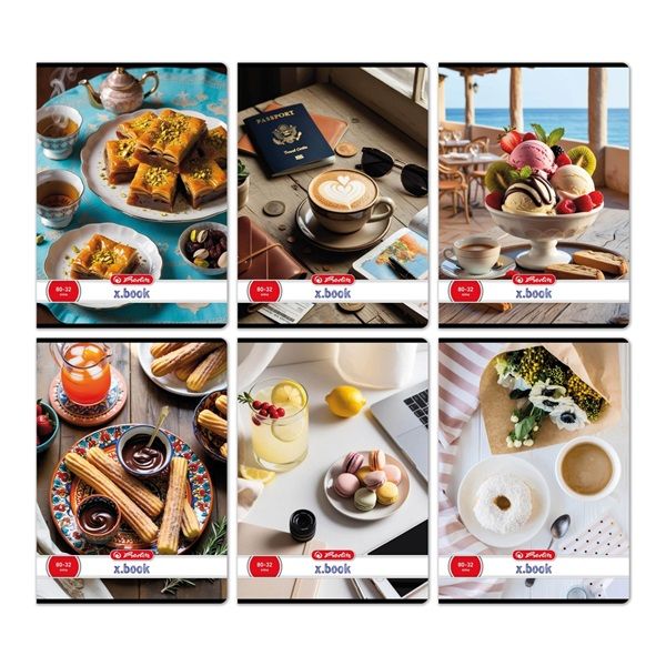 Herlitz Taste the Globe A4 80-32 sima füzet