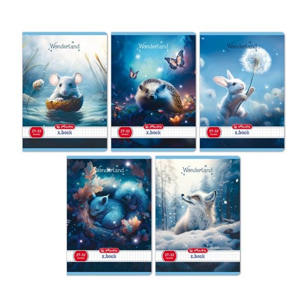 Herlitz Wonderland A5 27-32 kockás füzet