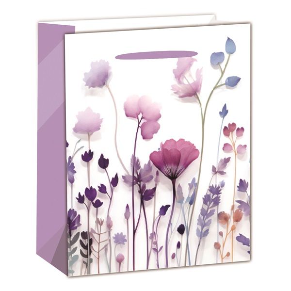 IRIS matt papírtasak réti virágok 26 x 32cm