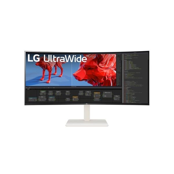 LG 37,5" 38WR85QC-W WQHD+ IPS 144Hz HDMI/DP/USB-C/USB/RJ45 ívelt monitor