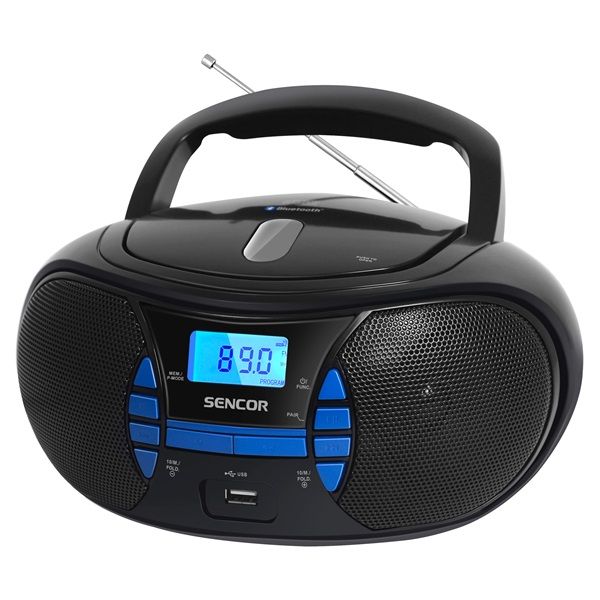 Sencor SPT 2700 BK CD/MP3/USB/Bluetooth fekete boombox