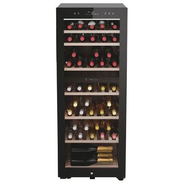 Haier HWS77GDAU1 fekete, Hűtő:190L, borhűtő