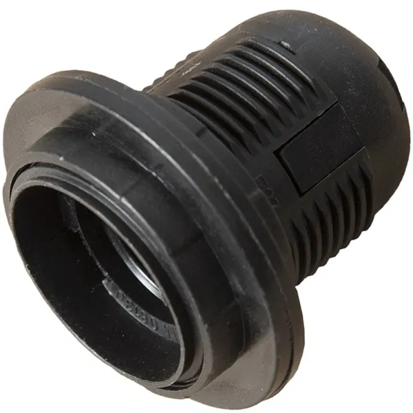 Anco 321213 max. 60W fekete E27 foglalat 2 gyűrűvel