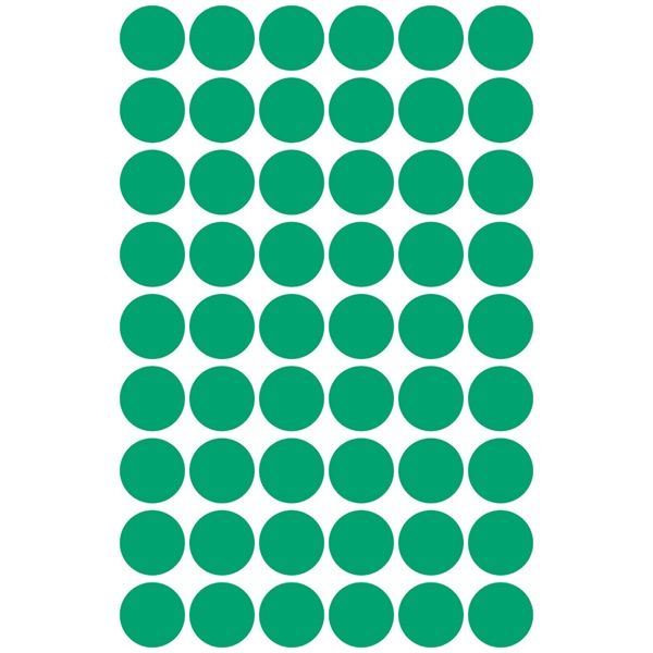 Avery 3143 12mm 270db-os zöld jelölőpont